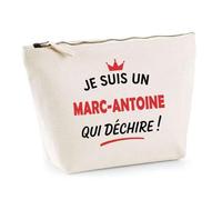 Otshirt Sac Jute d'un Marc-Antoine qui déchire 2- Cabas de Plage Courses et Toile de Jute - Idée Cadeau Femme Personnalisable Anniversaire Fête Original Travail Départ Collègue Retraite Noël.