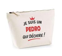 Otshirt Sac Jute d'un Pedro qui déchire 2- Cabas de Plage Courses et Toile de Jute - Idée Cadeau Femme Personnalisable Anniversaire Fête Original Travail Départ Collègue Retraite Noël.