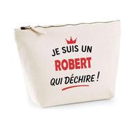Otshirt Sac Jute d'un Robert qui déchire 2- Cabas de Plage Courses et Toile de Jute - Idée Cadeau Femme Personnalisable Anniversaire Fête Original Travail Départ Collègue Retraite Noël.