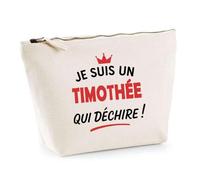 Otshirt Sac Jute d'un Timothée qui déchire 2- Cabas de Plage Courses et Toile de Jute - Idée Cadeau Femme Personnalisable Anniversaire Fête Original Travail Départ Collègue Retraite Noël.