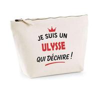 Otshirt Sac Jute d'un Ulysse qui déchire 2- Cabas de Plage Courses et Toile de Jute - Idée Cadeau Femme Personnalisable Anniversaire Fête Original Travail Départ Collègue Retraite Noël.