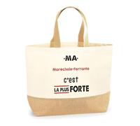 Otshirt Sac Ma Marechale-Ferrante C'est la plus forte - Idée Sac Cadeau Cadeau Anniversaire Fête Original Famille Travail Départ Collègue Retraite Noël.