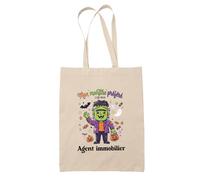 Otshirt Sac Mon Monstre Prefere Cest Mon Agent immobilier - Idée Sac Cadeau Cadeau Anniversaire Fête Original Famille Travail Départ Collègue Retraite Noël. - Taille Unique