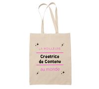 Otshirt Sac Priorite N1 dans ma vie Cest ma Creatrice de Contenu - Idée Sac Cadeau Cadeau Anniversaire Fête Original Famille Travail Départ Collègue Retraite Noël. - Taille Unique