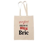 Otshirt Sac Priorite N1 dans ma vie C'est mon Eric - Idée Sac Cadeau Cadeau Anniversaire Fête Original Famille Travail Départ Collègue Retraite Noël.