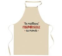 Otshirt Tablier La meilleure Formatrice | Apron | Idée Tablier Personnalisable Cadeau Anniversaire Cuisine Jardinage Fête Original Famille Travail Départ Collègue Retraite