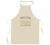 Otshirt Tablier Meilleur gendre de l’univers | Apron | Idée Tablier Personnalisable Cadeau Anniversaire Cuisine Jardinage Fête Original Famille Travail Départ Collègue Retraite