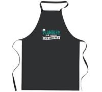 Otshirt Tablier Noir Un plombier pas comme les autres | Apron | Idée Tablier Personnalisable Cadeau Anniversaire Cuisine Jardinage Fête Original Famille Travail Départ Collègue Retraite