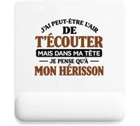 Otshirt Tapis de Souris dans ma Tête Je Pense qu'à Mon hérisson
