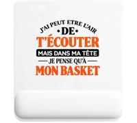 Otshirt Tapis de Souris J'Ai Peut-être l'air de t'écouter mais dans ma tête Je Pense qu'à Mon Basket J'Ai Peut-être l'air de t'écouter mais Je ne Pense qu'à - Activité | modèle 2