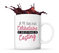 Otshirt Tasse Je ne suis pas célibataire | Mug | Idée Tasse Personnalisable Cadeau Anniversaire Fête Original Famille Travail Départ Collègue Retraite Noël.