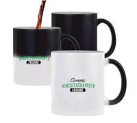 Otshirt Tasse Magique Comme kinésithérapeute j’assure | Mug | Idée Tasse Personnalisable qui change de couleur Cadeau Anniversaire Fête Original Famille Travail Départ Collègue Retraite Noël.