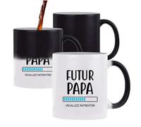Otshirt Tasse Magique Futur Papa Veuillez Patienter | Mug qui change couleur avec la chaleur | Idée Cadeau Père Humour Original Noël Anniversaire Fête des Pères Famille Amour Naissance Retraite