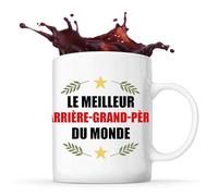 Otshirt Tasse Meilleur Arrière-grand-père du Monde 1| Mug | Idée Tasse Personnalisable Cadeau Anniversaire Fête Original Famille Travail Départ Collègue Retraite Noël