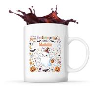 Otshirt Tasse Mon Fantome Prefere C'est Mathilde - Mug - Idée Tasse Personnalisable Cadeau Anniversaire Fête Original Famille Travail Départ Collègue Retraite Noël.