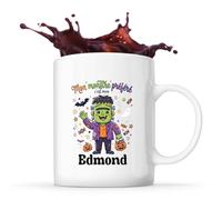 Otshirt Tasse Mon Monstre Préféré C'est Mon Edmond - Mug - Idée Tasse Personnalisable Cadeau Anniversaire Fête Original Famille Travail Départ Collègue Retraite Noël.