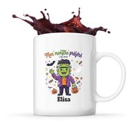 Otshirt Tasse Mon Monstre Préféré C'est Mon Elisa - Mug - Idée Tasse Personnalisable Cadeau Anniversaire Fête Original Famille Travail Départ Collègue Retraite Noël.