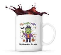 Otshirt Tasse Mon Monstre Prefere C'est Mon Gestionnaire de paie - Mug - Idée Tasse Personnalisable Cadeau Anniversaire Fête Original Famille Travail Départ Collègue Retraite Noël.