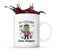 Otshirt Tasse Mon Monstre Préféré C'est Mon Jean-Jacques - Mug - Idée Tasse Personnalisable Cadeau Anniversaire Fête Original Famille Travail Départ Collègue Retraite Noël.