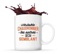 Otshirt Tasse Véritable chaudronnier les autres font semblant | Mug | Idée Tasse Personnalisable Cadeau Anniversaire Fête Original Famille Travail Départ Collègue Retraite Noël.