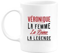 Otshirt Tasse véronique la femme la reine la légende | Mug Céramique 325ml, Imprimé en France, cadeau humour anniversaire original rigolo humoristique