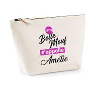 Otshirt Trousse Cette Belle meuf sappelle Amelie - Pouch Case - Idée Trousse Rangement Cadeau Anniversaire Fête Original Famille Travail Départ Collègue Retraite Noël.