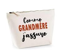 Otshirt Trousse comme Grand-Père J'assure - Pouch - Idée Pochette Personnalisable Cadeau Anniversaire Fête Original Famille Travail Départ Collègue Retraite Noël.