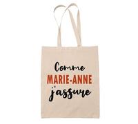 Otshirt Trousse comme Marie-Anne J'assure - Pouch - Idée Pochette Personnalisable Cadeau Anniversaire Fête Original Famille Travail Départ Collègue Retraite Noël.