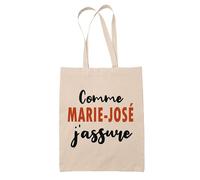 Otshirt Trousse comme Marie-José J'assure - Pouch - Idée Pochette Personnalisable Cadeau Anniversaire Fête Original Famille Travail Départ Collègue Retraite Noël.