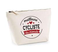 Otshirt Trousse de la Meilleure Cuisinière du Monde 1- Pouch - Idée Pochette Personnalisable Cadeau Anniversaire Fête Original Famille Travail Départ Collègue Retraite Noël.