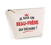 Otshirt Trousse d'un Beau-frère Qui déchire 2- Pouch - Idée Pochette Personnalisable Cadeau Anniversaire Fête Original Famille Travail Départ Collègue Retraite Noël.