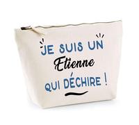 Otshirt Trousse d'un Etienne Qui déchire - Pouch - Idée Pochette Personnalisable Cadeau Anniversaire Fête Original Famille Travail Départ Collègue Retraite Noël.