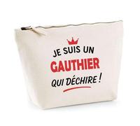Otshirt Trousse d'un Gauthier Qui déchire 2- Pouch - Idée Pochette Personnalisable Cadeau Anniversaire Fête Original Famille Travail Départ Collègue Retraite Noël.