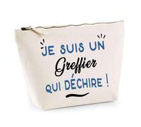 Otshirt Trousse d'un Greffier Qui déchire - Pouch - Idée Pochette Personnalisable Cadeau Anniversaire Fête Original Famille Travail Départ Collègue Retraite Noël.