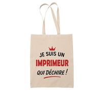 Otshirt Trousse d'un Imprimeur Qui déchire 2- Pouch - Idée Pochette Personnalisable Cadeau Anniversaire Fête Original Famille Travail Départ Collègue Retraite Noël.