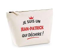 Otshirt Trousse d'un Jean-Pascal Qui déchire 2- Pouch - Idée Pochette Personnalisable Cadeau Anniversaire Fête Original Famille Travail Départ Collègue Retraite Noël.