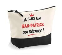 Otshirt Trousse d'un Jean-Pascal Qui déchire 2- Pouch - Idée Pochette Personnalisable Cadeau Anniversaire Fête Original Famille Travail Départ Collègue Retraite Noël.