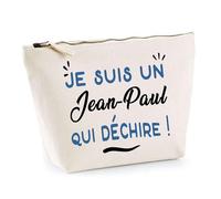 Otshirt Trousse d'un Jean-Paul Qui déchire - Pouch - Idée Pochette Personnalisable Cadeau Anniversaire Fête Original Famille Travail Départ Collègue Retraite Noël.