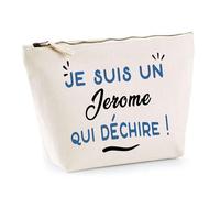 Otshirt Trousse d'un Jérôme Qui déchire - Pouch - Idée Pochette Personnalisable Cadeau Anniversaire Fête Original Famille Travail Départ Collègue Retraite Noël.