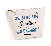 Otshirt Trousse d'un Joaillier Qui déchire - Pouch - Idée Pochette Personnalisable Cadeau Anniversaire Fête Original Famille Travail Départ Collègue Retraite Noël.