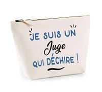 Otshirt Trousse d'un Juge Qui déchire - Pouch - Idée Pochette Personnalisable Cadeau Anniversaire Fête Original Famille Travail Départ Collègue Retraite Noël.