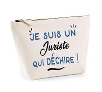 Otshirt Trousse d'un Juriste Qui déchire - Pouch - Idée Pochette Personnalisable Cadeau Anniversaire Fête Original Famille Travail Départ Collègue Retraite Noël.