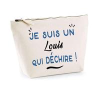Otshirt Trousse d'un Louis Qui déchire - Pouch - Idée Pochette Personnalisable Cadeau Anniversaire Fête Original Famille Travail Départ Collègue Retraite Noël.