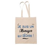 Otshirt Trousse d'un Manager Qui déchire - Pouch - Idée Pochette Personnalisable Cadeau Anniversaire Fête Original Famille Travail Départ Collègue Retraite Noël.