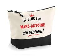 Otshirt Trousse d'un Marc-Antoine Qui déchire 2- Pouch - Idée Pochette Personnalisable Cadeau Anniversaire Fête Original Famille Travail Départ Collègue Retraite Noël.