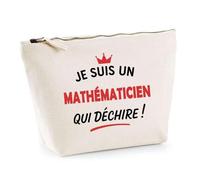 Otshirt Trousse d'un Mathématicien Qui déchire 2- Pouch - Idée Pochette Personnalisable Cadeau Anniversaire Fête Original Famille Travail Départ Collègue Retraite Noël.