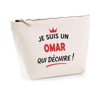 Otshirt Trousse d'un Omar Qui déchire 2- Pouch - Idée Pochette Personnalisable Cadeau Anniversaire Fête Original Famille Travail Départ Collègue Retraite Noël.