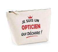 Otshirt Trousse d'un Opticien Qui déchire 2- Pouch - Idée Pochette Personnalisable Cadeau Anniversaire Fête Original Famille Travail Départ Collègue Retraite Noël.