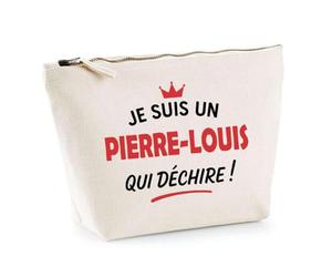 Otshirt Trousse d'un Pierre-Louis Qui déchire 2- Pouch - Idée Pochette Personnalisable Cadeau Anniversaire Fête Original Famille Travail Départ Collègue Retraite Noël.