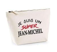 Otshirt Trousse d'un Super Jean-Michel - Pouch - Idée Pochette Personnalisable Cadeau Anniversaire Fête Original Famille Travail Départ Collègue Retraite Noël.